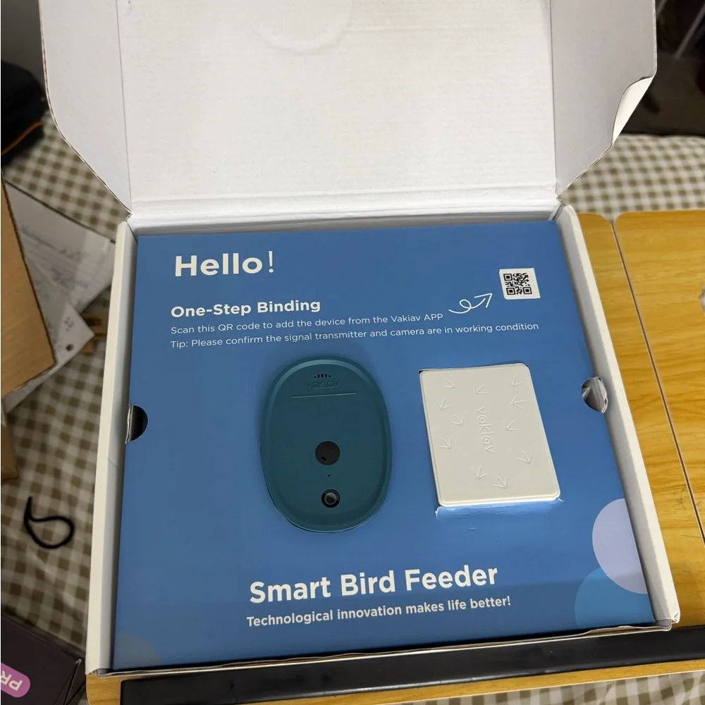 Bird Feeder with Camera - Blue